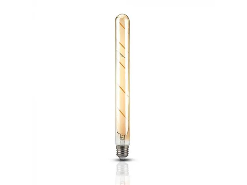 Žárovka Filament LED E27 5W T30 bílá teplá V-TAC VT-2005 Amber