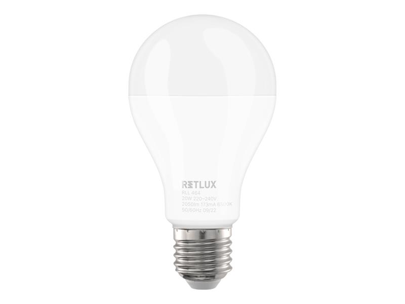 E-shop Žiarovka LED E27 20W A67 biela prírodná RETLUX RLL 464