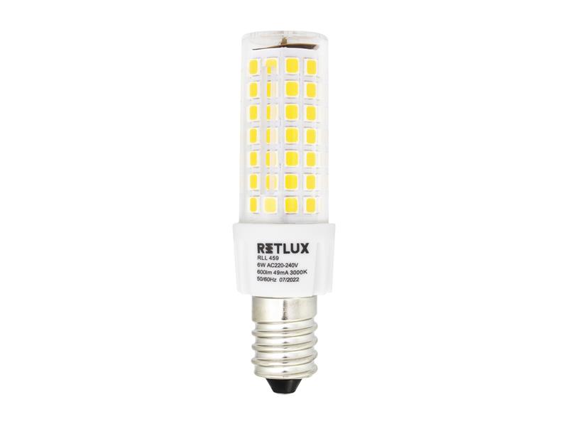Levně Žárovka LED E14 6W bílá teplá RETLUX RLL 459