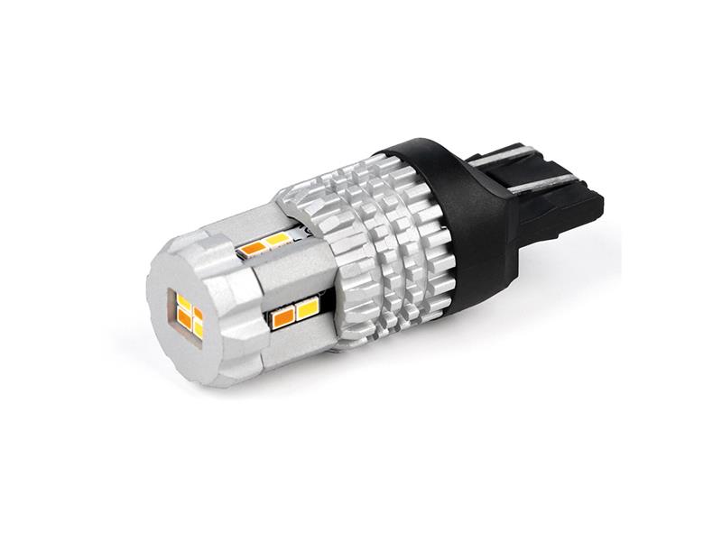 Autožárovka LED T20 12V CARCLEVER 95AC010 bílá/oranžová