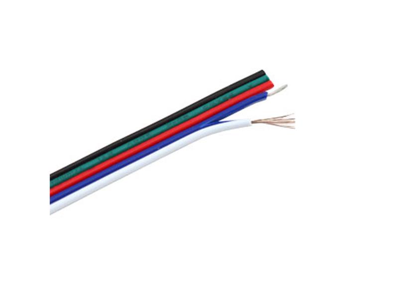 RGBW kabel pro LED pásek, 5 x 0,3 mm2