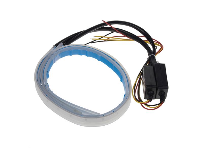 LED pásek STU 96UN01 dynamické blinkry oranžová/poziční světla bílá 60cm