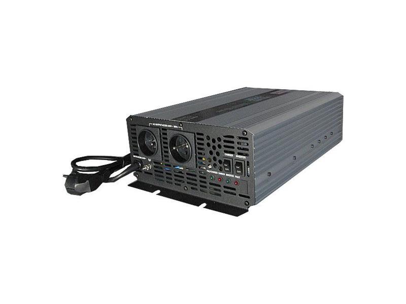 Měnič napětí CARSPA CPS2000 12V/230V 2000W čistá sinusovka+ UPS+ nabíječka
