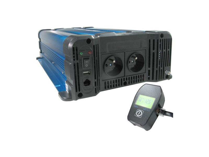 Měnič napětí Solarvertech FS4000 12V/230V 4000W čistá sinusovka D.O. drátové
