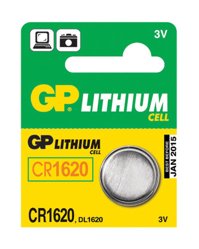 Baterie CR1620 GP lithiová