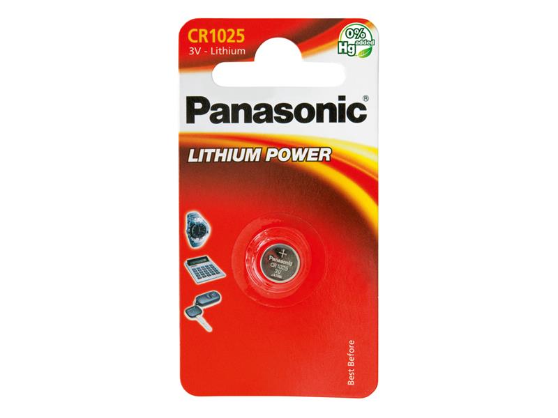 Baterie CR1025 PANASONIC lithiová 1ks / blistr