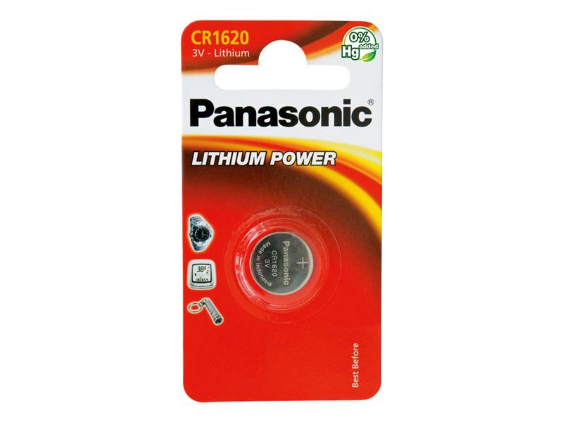 Baterie CR1620 PANASONIC lithiová 1BP
