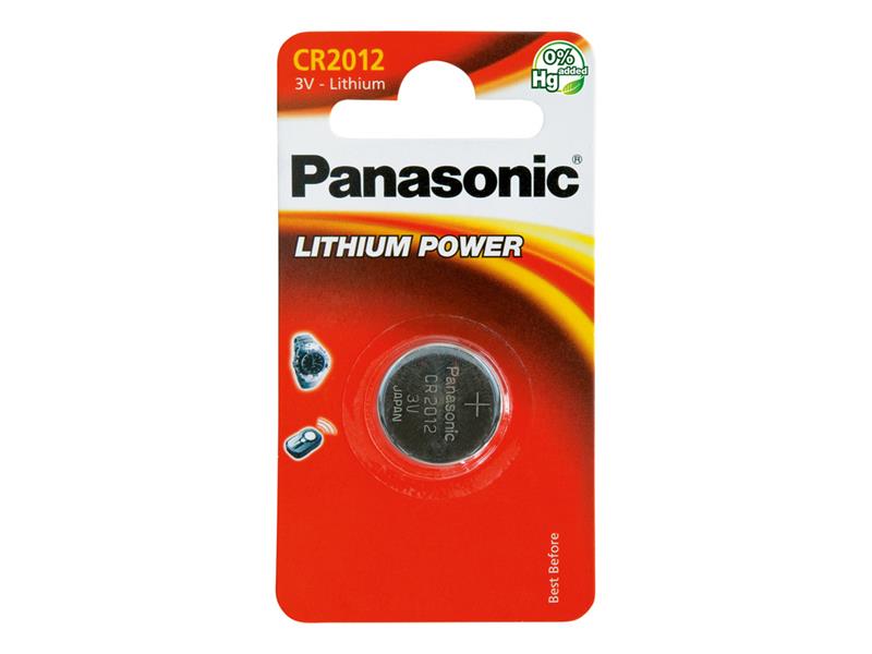 Baterie CR2012 PANASONIC lithiová 1BP