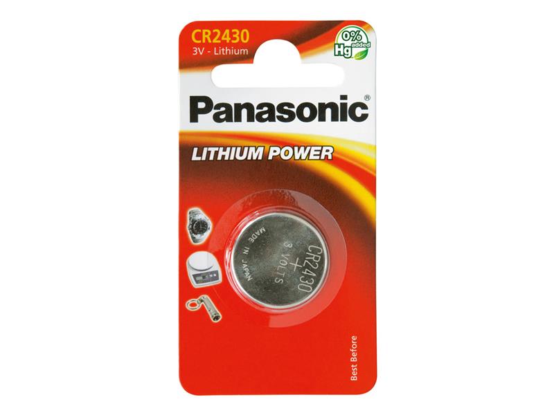 Baterie CR2430 PANASONIC lithiová 1ks / blistr