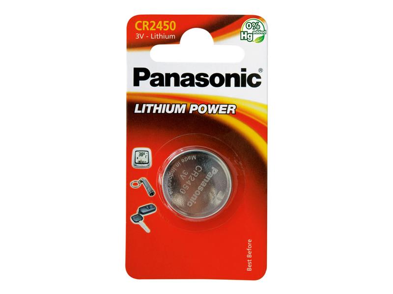 Baterie CR2450 PANASONIC lithiová 1BP