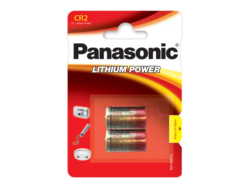 Baterie CR2 PANASONIC lithiová 2BP