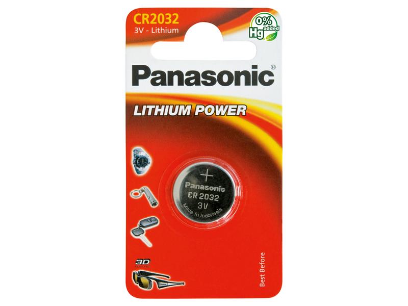 Baterie CR2032 PANASONIC lithiová 1BP