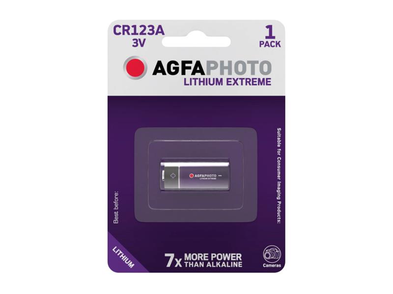 Baterie CR123A AGFAPHOTO lithiová
