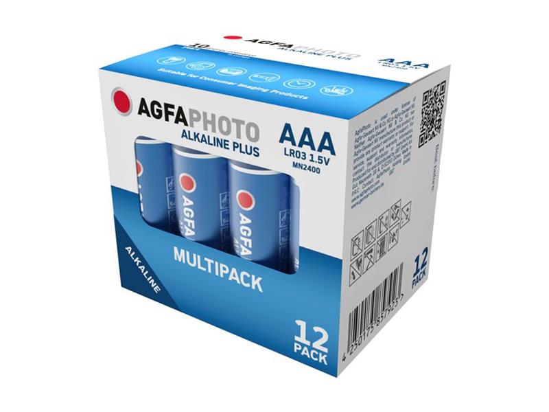 Baterie AAA (LR03) alkalická AGFAPHOTO Power 12ks