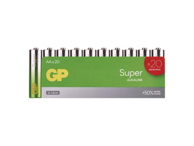 Batéria AA (R6) alkalická GP Super 20ks