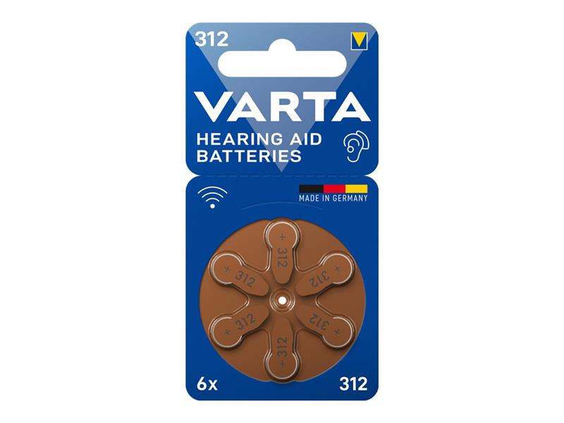 E-shop Baterie VARTA PR41 / 312 6ks / blistr