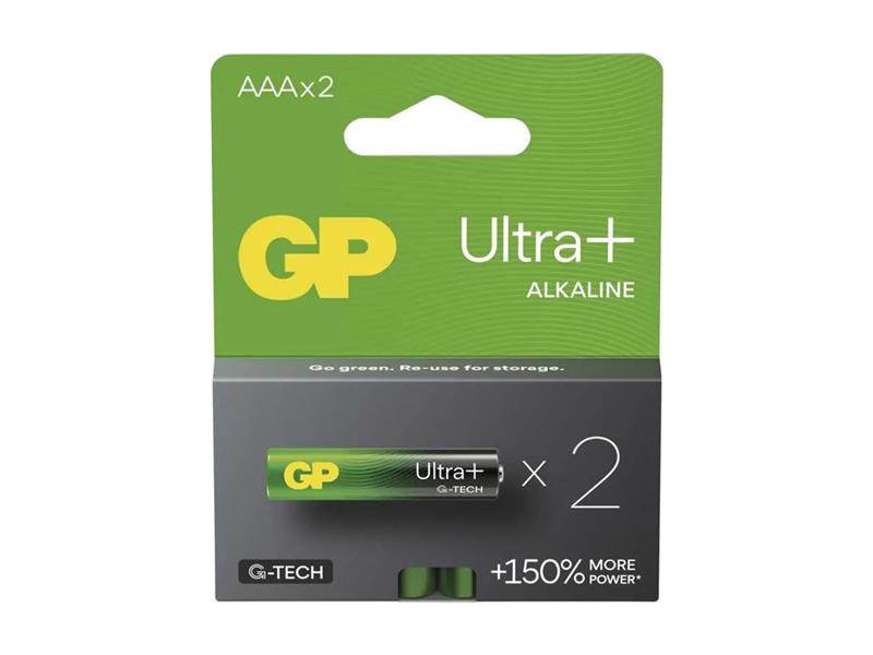 Batérie AAA (R03) alkalická GP Ultra Plus 2ks