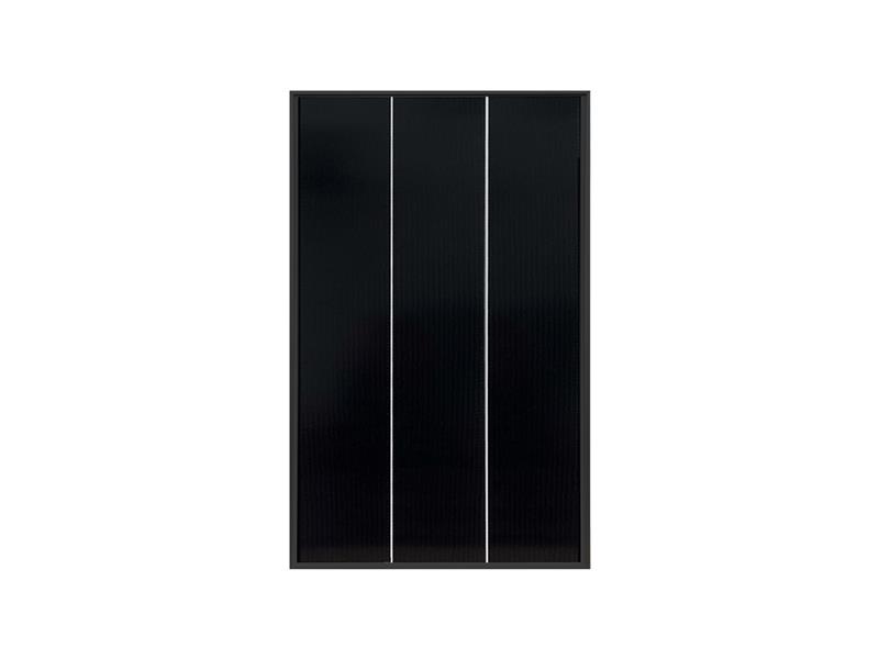 Solární panel 12V/180W monokrystalický shingle černý rám 1230x705x30mm SOLARFAM