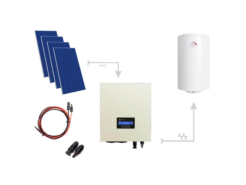 Solární invertor ECO Solar Boost PRO 1650W MPPT 4x PV Mono, Sada pro ohřev vody