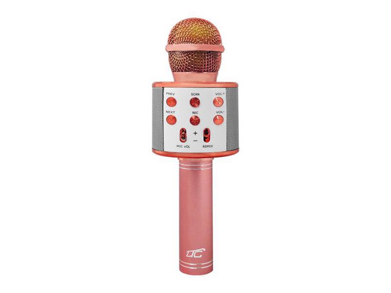 Dětský karaoke mikrofon LTC LXMIC100R Rose Gold