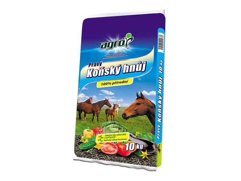 Hnojivo organické AGRO Pravý koňský hnůj 10kg