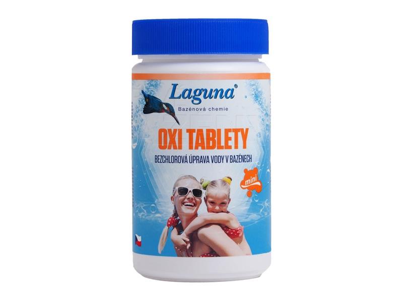 Tablety pro bezchlorovou dezinfekci bazénové vody LAGUNA Oxi Mini 1kg