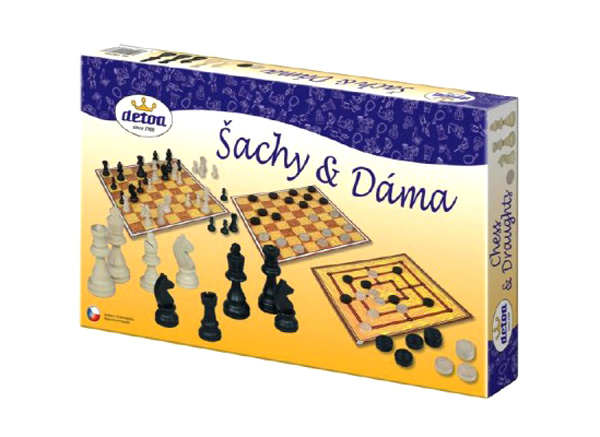 Stolní hra DETOA Šachy a dáma