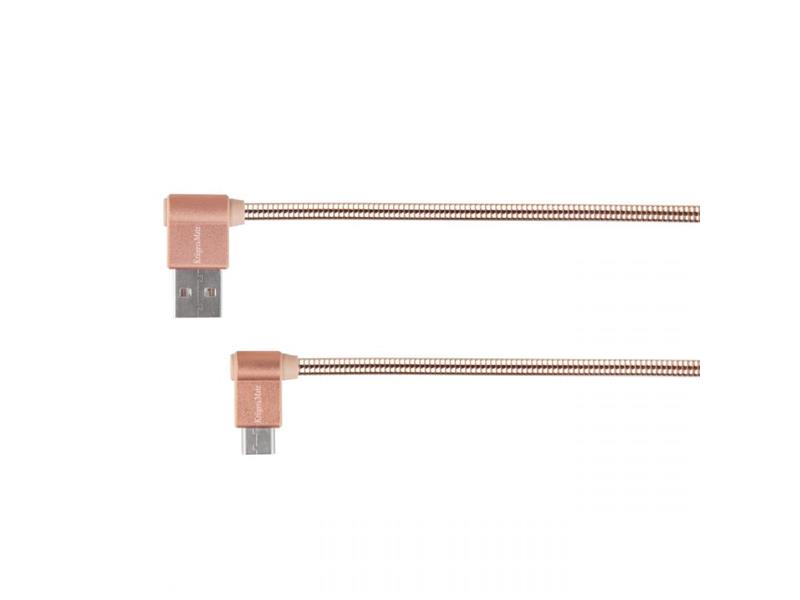 Kabel KRUGER & MATZ KM0361 USB C růžový
