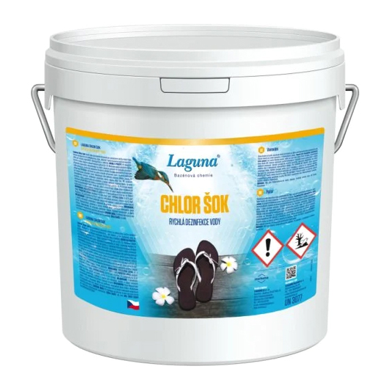 Přípravek pro chlorovou dezinfekci bazénové vody LAGUNA Chlor Šok 2,5kg