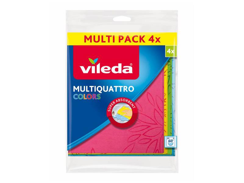 Hadřík VILEDA Multiquattro Colors 164519 4ks