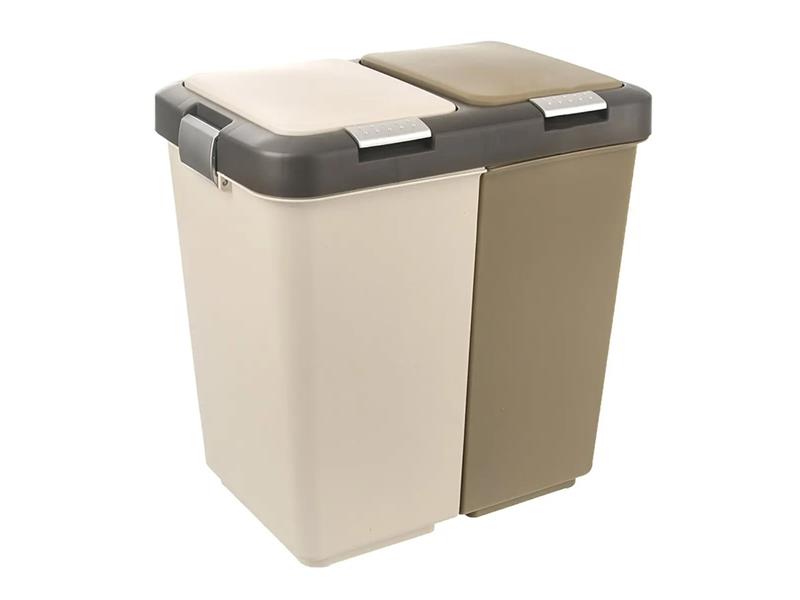 Odpadkový koš na tříděný odpad ORION Dust 2x20l