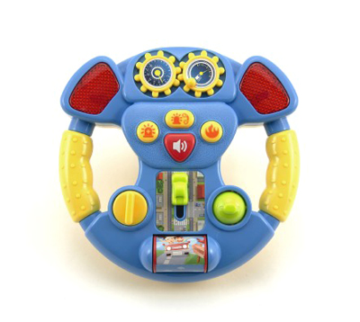 Dětský volant TEDDIES se zvukem a světlem 16cm