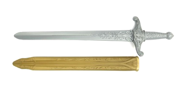 Dětský rytířský meč s pouzdrem TEDDIES 59 cm
