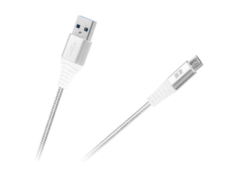 Kabel REBEL USB/Micro USB RB-6000-050-W 0,5m bílý