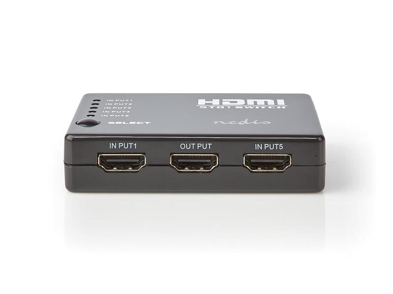 Převodník HDMI - 5x HDMI NEDIS VSWI3455BK
