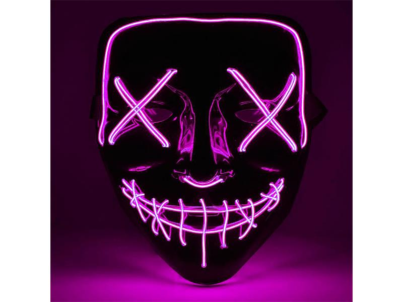 Maska svítící 4L růžová
