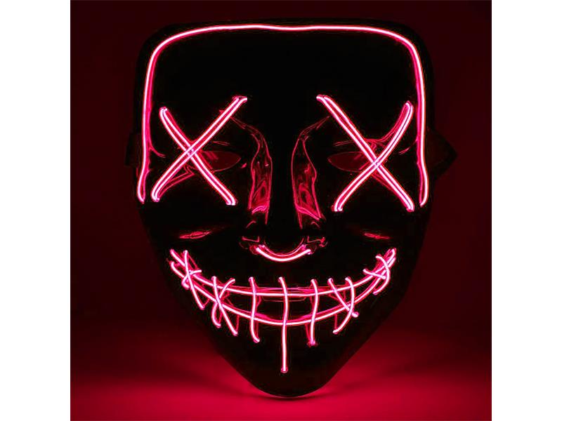 Maska svítící 4L červená