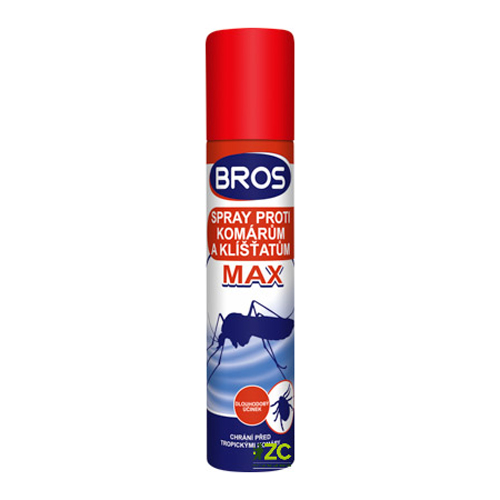 Sprej proti komárům a klíšťatům BROS Max 90 ml