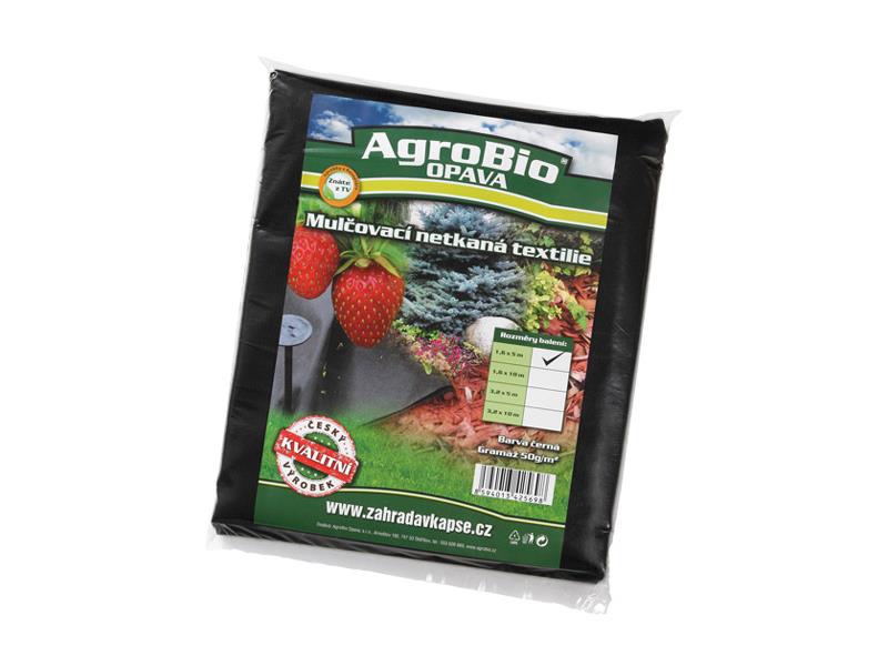 Netkaná textílie AGROBIO 1,6x5m černá