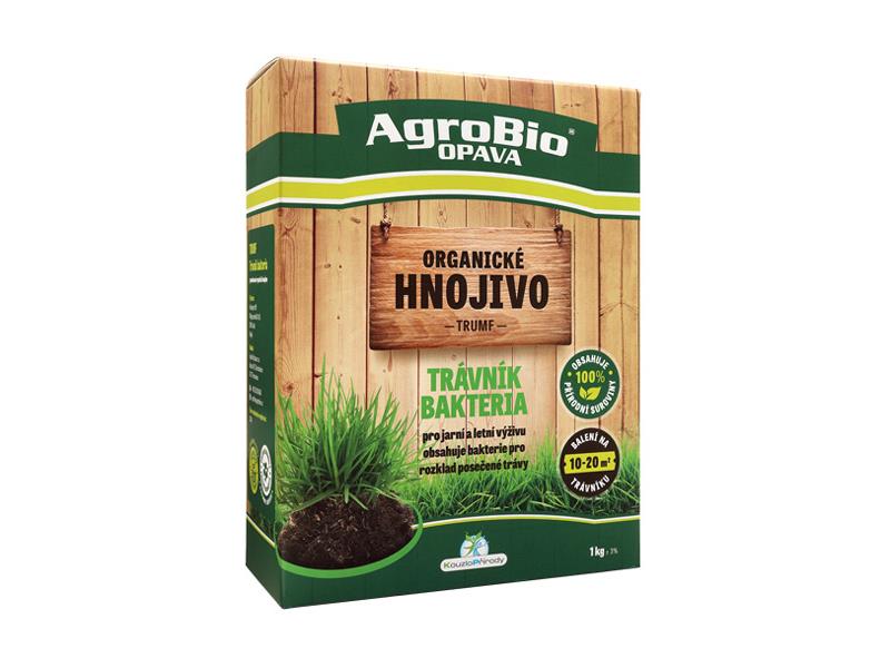 Hnojivo organické AgroBio Trumf Trávník Bakteria 1kg