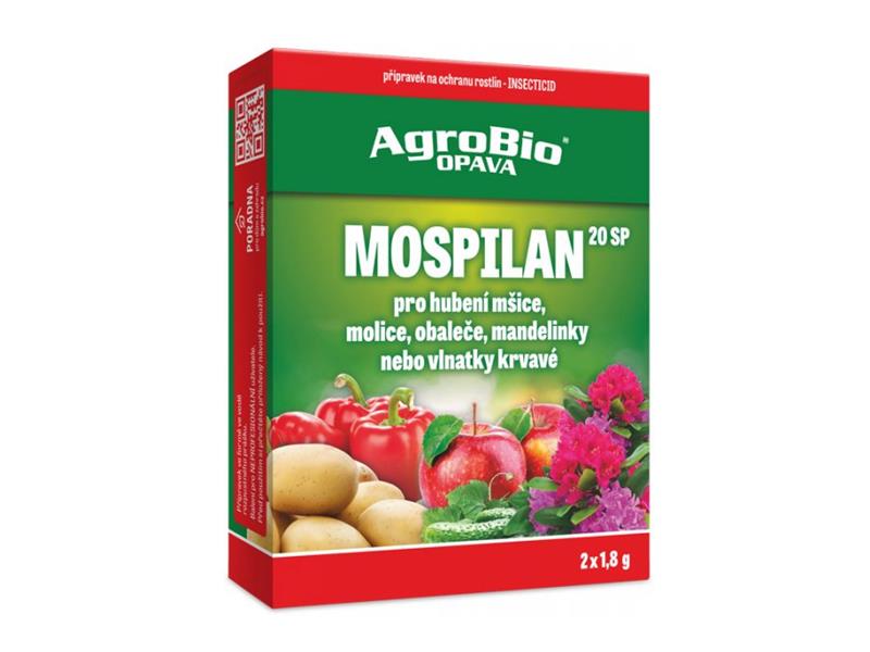 Přípravek proti mšicím a molicím AgroBio Mospilan 20 SP 2x1.8g