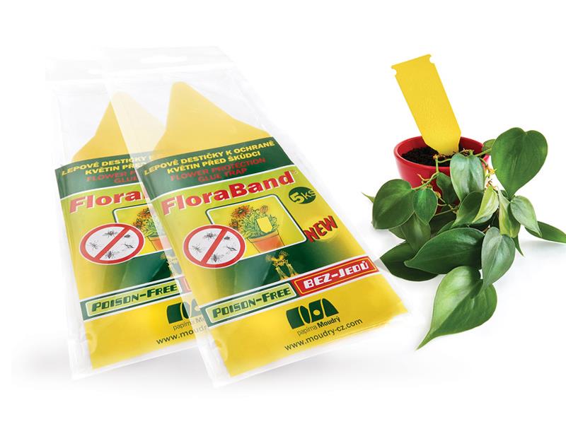 Lepové šipky proti škůdcům AGROBIO FloraBand 5ks