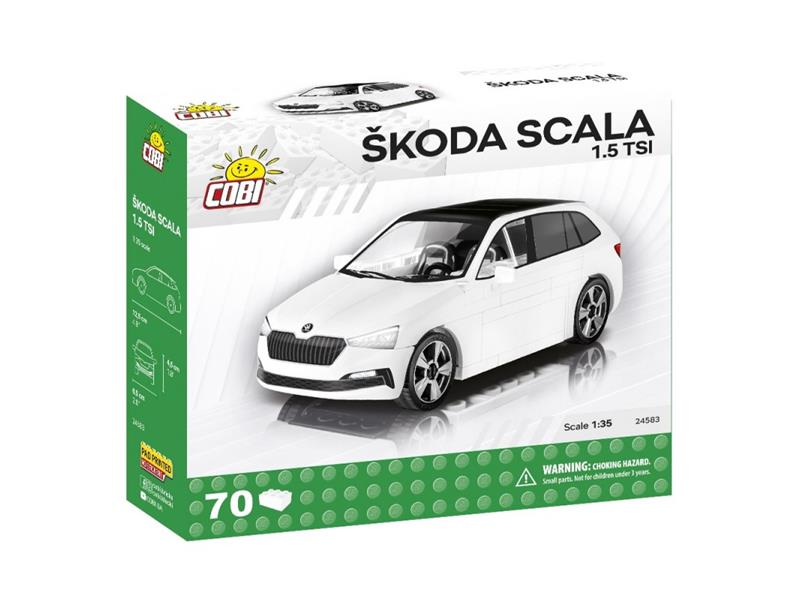 Stavebnice COBI 24583 Škoda Scala 1.5 TSI, 1:35, 70 k