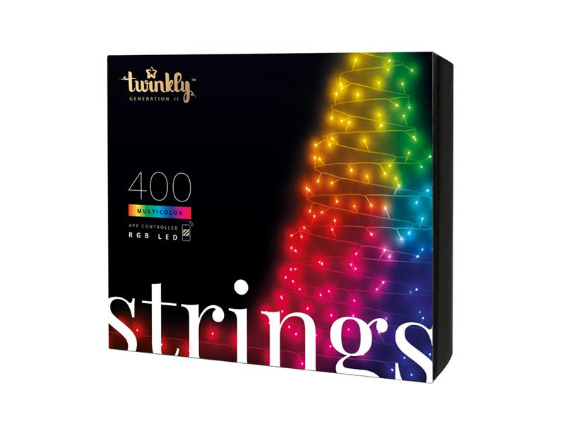 Smart LED vánoční řetěz TWINKLY Strings TWS400STP-BEU 32m WiFi