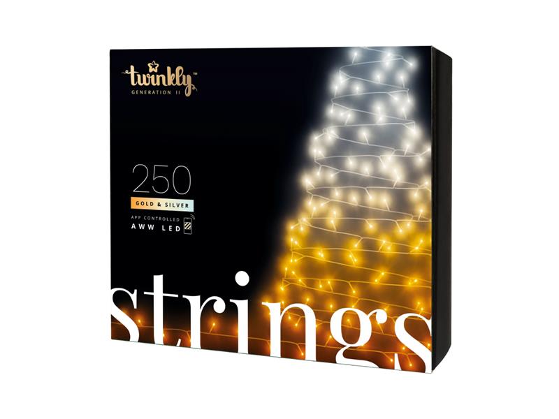Smart LED vánoční řetěz TWINKLY Strings TWS250GOP-BEU 20m WiFi