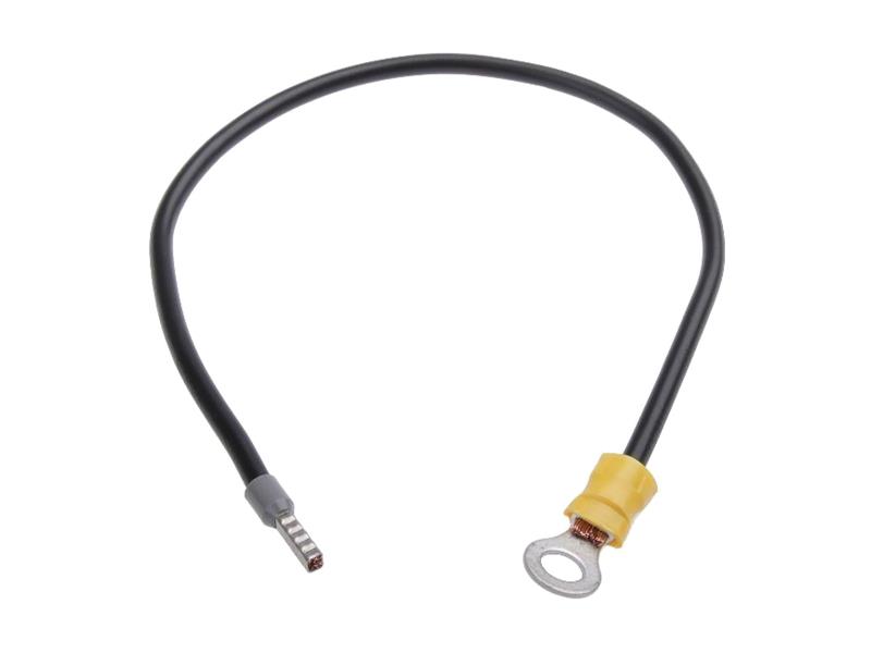 Propojovací DC kabel 4 mm2, 90 cm, očko M8 - dutinka