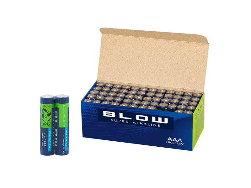 Baterie AAA (LR03) alkalická BLOW Super Alkaline 30x 2ks / shrink