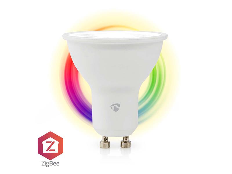 Smart LED žárovka GU10 4,7W RGB NEDIS ZBLC10GU10 ZigBee Tuya