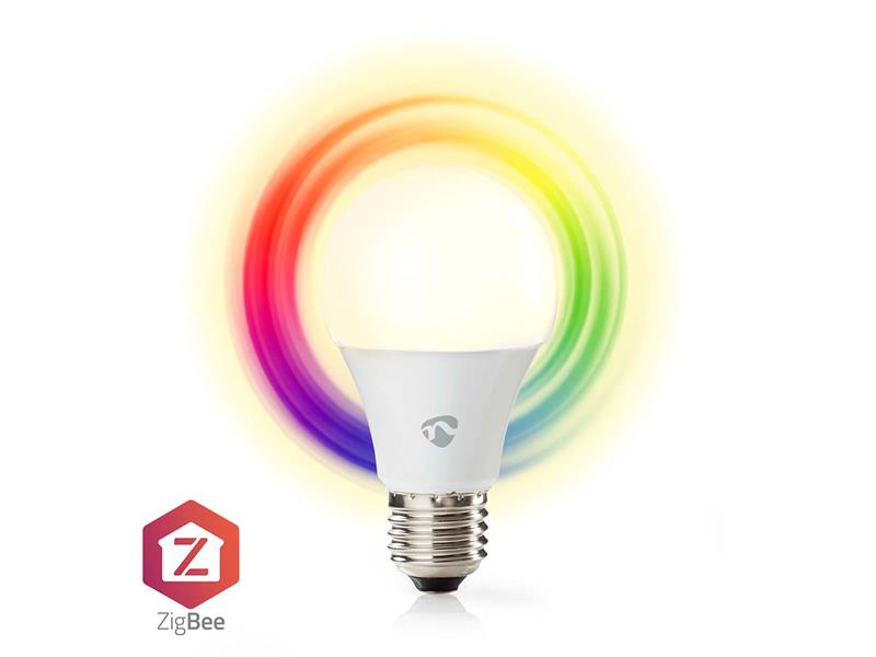 Smart LED žárovka E27 9W RGB NEDIS ZBLC10E27 ZigBee Tuya