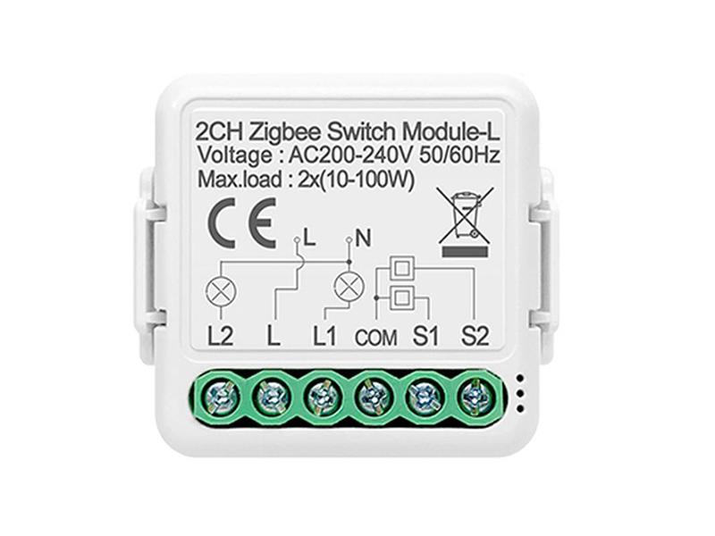Smart Switch Module AVATTO LZWSM01-2 ZigBee Tuya